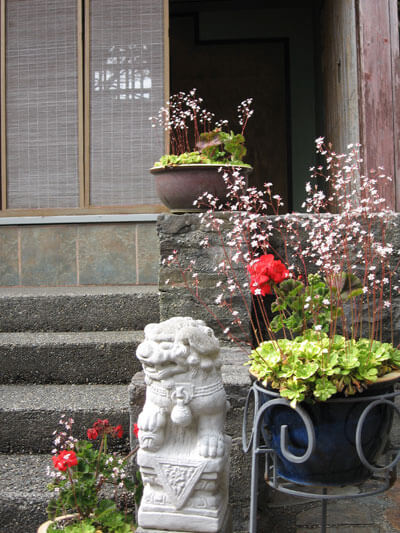 A guardian at the stair